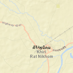 Tha Khanon Street Map