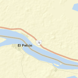 El Peñón Street Map