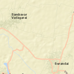 Surandai Street Map