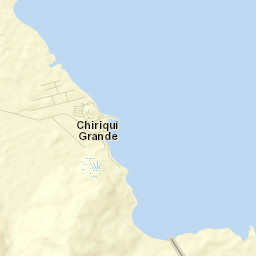 Distrito Chiriquí Grande Street Map