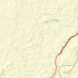 Río Congo Street Map