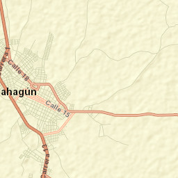 Sahagún Street Map