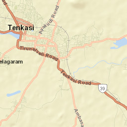 Thenkasi Street Map
