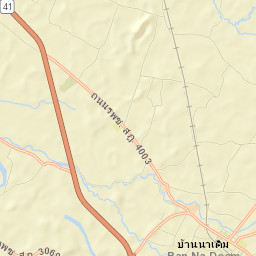 Amphoe Ban Na Doem Street Map