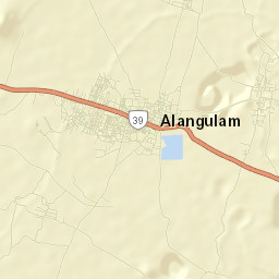 Alangulam Street Map
