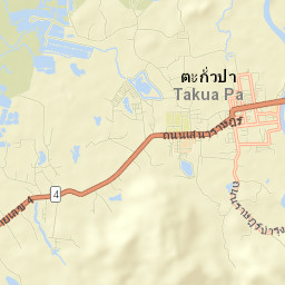 Amphoe Takua Pa Street Map