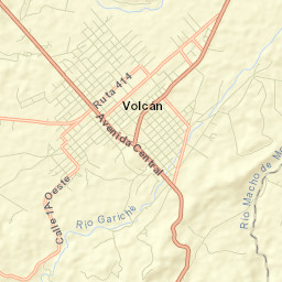 Volcán Street Map
