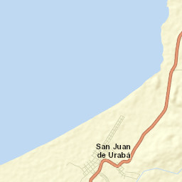 San Juan de Urabá Street Map