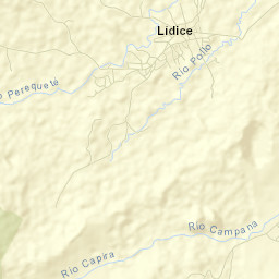 Lídice Street Map