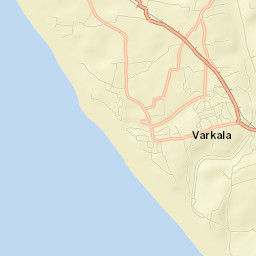 Varkala Street Map