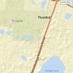 Vavuniya Street Map