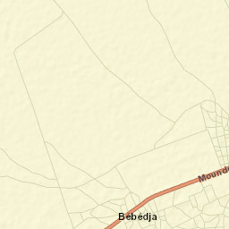 Bébédja Street Map