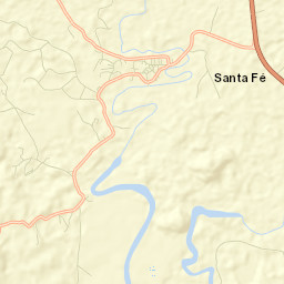 Santa Fé Street Map
