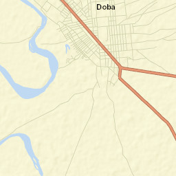 Doba Street Map