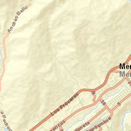Mérida Street Map