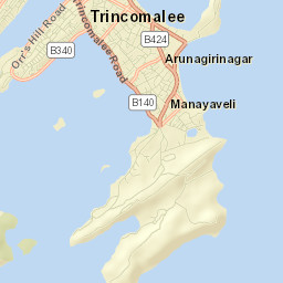 Trincomalee Street Map