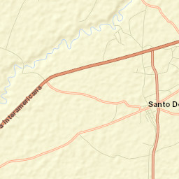 Santo Domingo Street Map