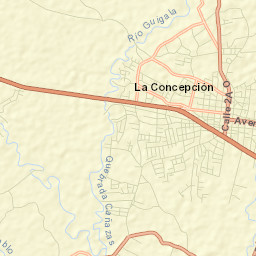 La Concepción Street Map
