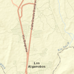 Algarrobos Arriba Street Map