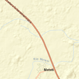 Metetí Street Map