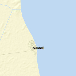 Acandí Street Map