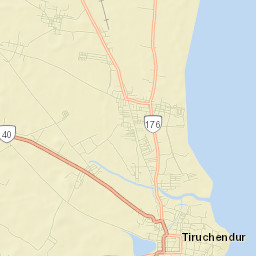 Tiruchchendur Street Map