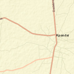Kpandae Street Map