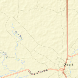 Divalá Street Map