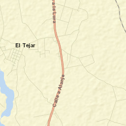 El Tejar Street Map