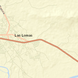 Las Lomas Street Map