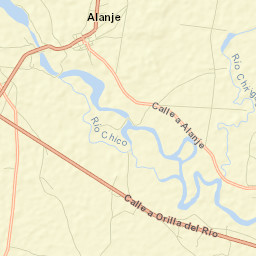 Alanje Street Map