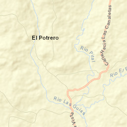 El Potrero Street Map