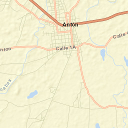 Antón Street Map