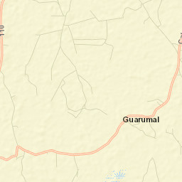 Guarumal Street Map