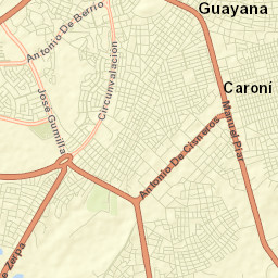 Ciudad Guayana Street Map