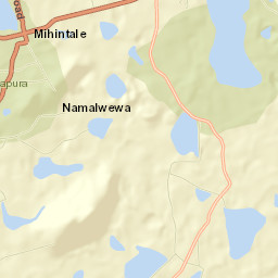 Mihintale Street Map