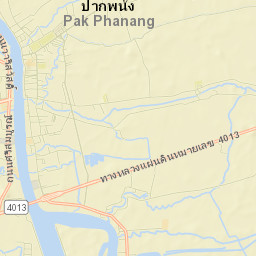 Pak Phanang Street Map