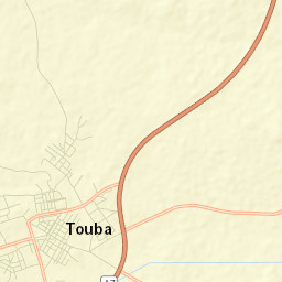 Touba Street Map