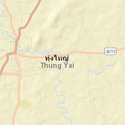 Amphoe Thung Yai Street Map
