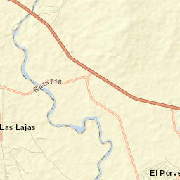 Las Lajas Street Map