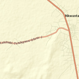 Nkwanta South Street Map