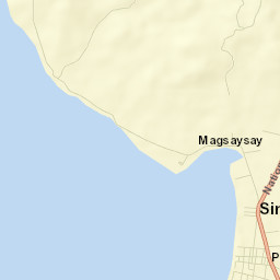 Sindangan Street Map