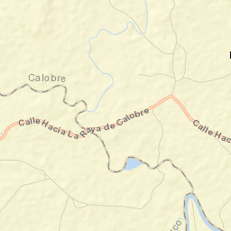 La Raya de Calobre Street Map