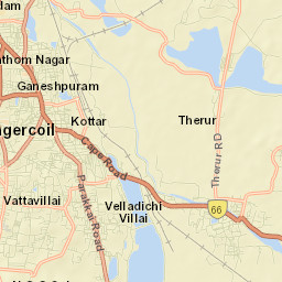 Nagercoil Street Map