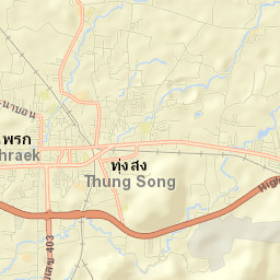 Thung Song Street Map