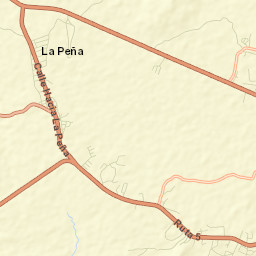 La Peña Street Map