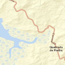 Quebrada de Piedra Street Map