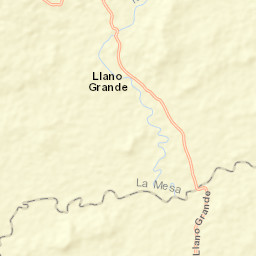 Llano Grande Street Map