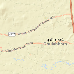 Amphoe Chulabhorn Street Map