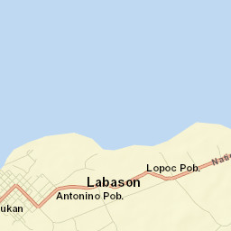 Labason Street Map